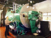 Inspection on the operation of an automatic fire-tube boiler.