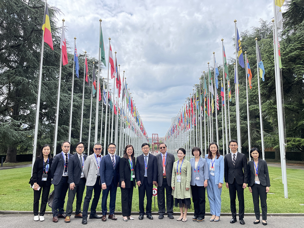 Representatives of the HKSAR attending the 109th Session of the International Labour Conference in a virtual manner