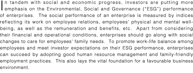 In tandem with social and economic progress, investors are putting more emphasis on the Environmental, Social and Gov   
