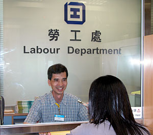 Consultation services on the Employment Ordinance or employment contracts. 