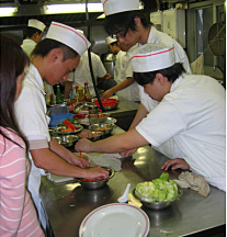 Trainees receive pre-employment job skill training at a project tailor-made for an establishment.
