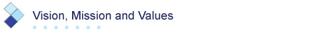 Vision, Mission and Values