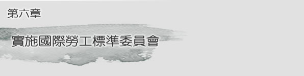第六章 實施國際勞工標準委員會